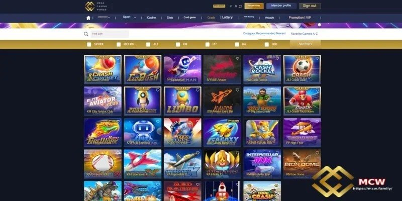 Cash Games with Numerous Thrilling Types