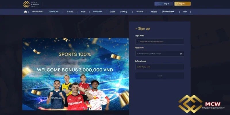 Deposit Money into MCW